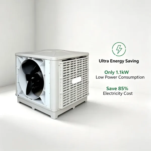 Evaporative Air Cooler, 18000CMH, KDT-X18, 220V/380V - view 3