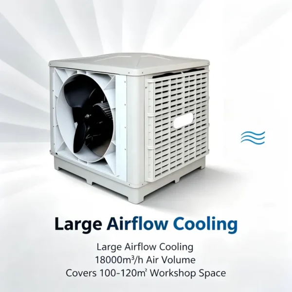 Evaporative Air Cooler, 18000CMH, KDT-X18, 220V/380V - view 4