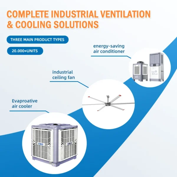 Evaporative Air Cooler, 18000m³/h, Portable - view 3