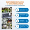 Evaporative Air Cooler, 18000m³/h, Portable - view 5
