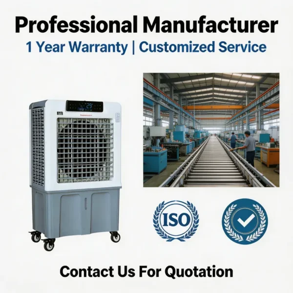 Evaporative Air Cooler, 18000m³/h, YG-KT13000B - view 5