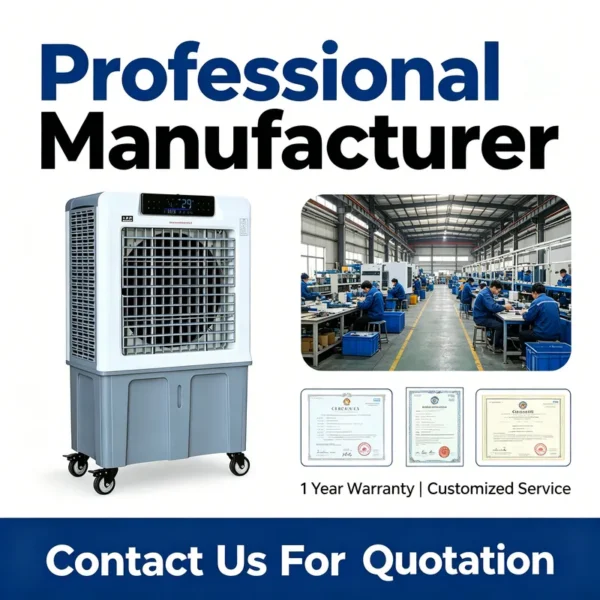 Evaporative Air Cooler, 18000m³/h, YG-KT13000B - view 6