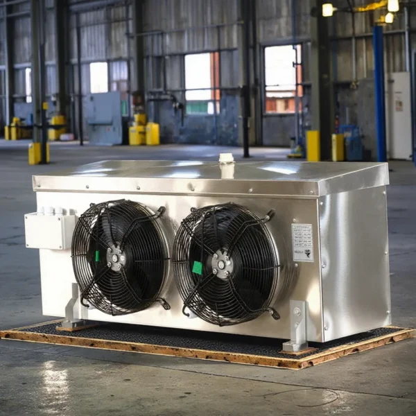 Evaporative Air Cooler, 2/3HP, Stainless, Steel - view 2