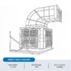 Evaporative Air Cooler, 25000m/h, Water - view 4