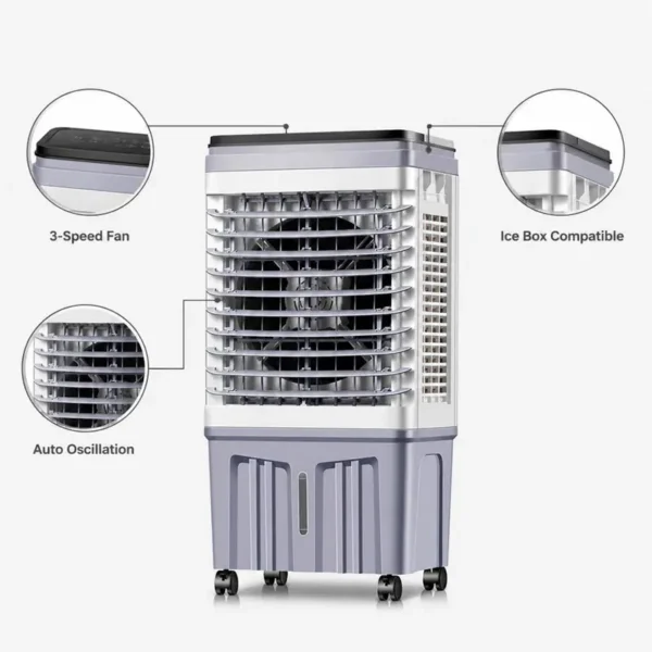 Evaporative Air Cooler, FJ-820DLR, 4500, CMH, 25L - view 4