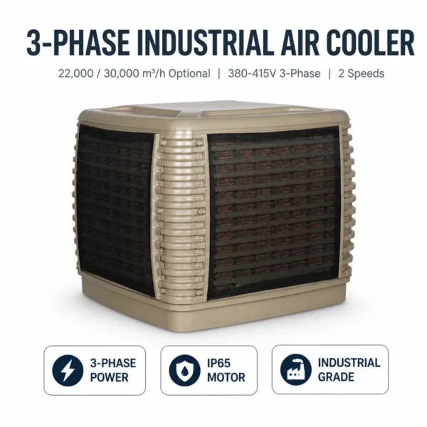 Evaporative Air Cooler, JHCOOL, 22000cmh - view 2