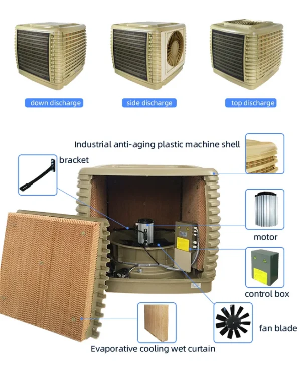 Evaporative Air Cooler, JHCOOL, 22000cmh - view 5