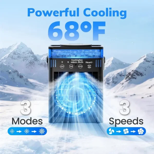 Evaporative Air Cooler, Portable, 2-8H - view 2