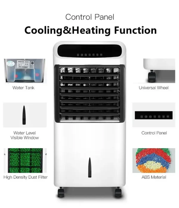 Evaporative Air Cooler, Portable, 2-in-1, 12L - view 4