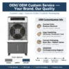 Evaporative Air Cooler, Portable, Electric, Plastic - view 5