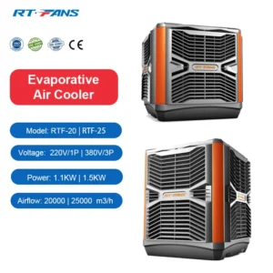 Evaporative Air Cooler, RTFANS, 220V, 2000~50000m3