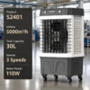 Evaporative Air Cooler, S2401, 110W, 5000m³/h, 30L