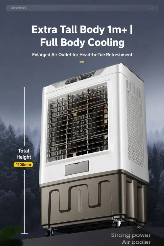 Evaporative Air Cooler, S2401, 110W, 5000m³/h, 30L - view 5