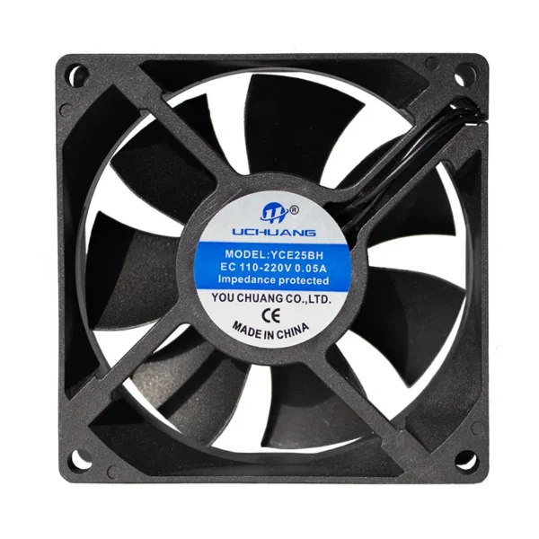 Evaporative Cooling Fan, 8025, Brushless, 80mm, 80x80x25 - view 5