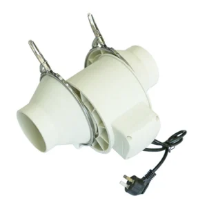 Exhaust Air Duct Fan, HF-200, 8", Plastic