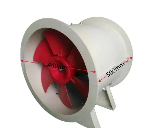 Exhaust Axial Flow Ventilator, HTF, Explosion-proof - view 2