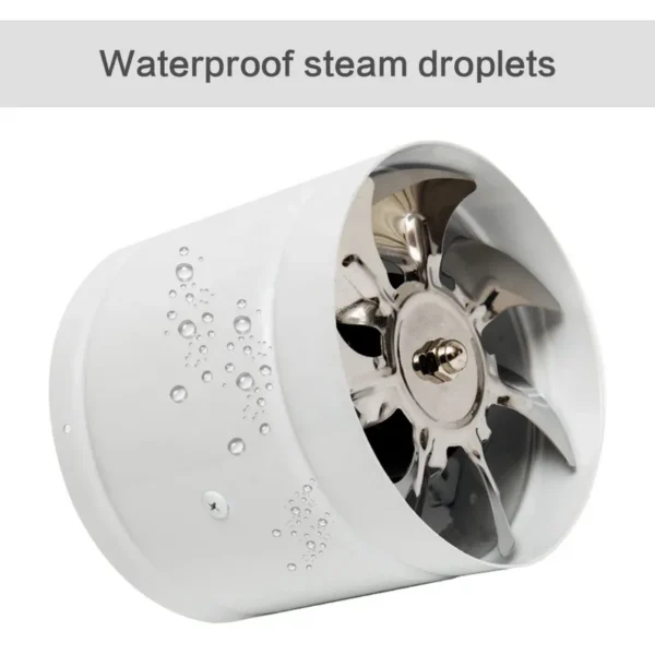 Exhaust Bathroom Duct Fan, Inline, 220-240V, Cast Iron - view 4