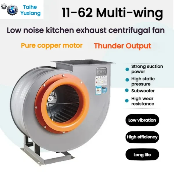 Exhaust Centrifugal Fan, 11-62, Corded Electric, Carbon Steel - view 3