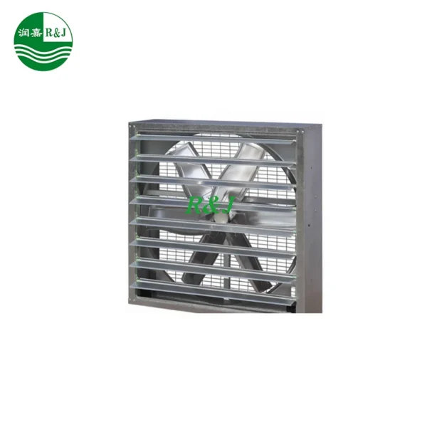 Exhaust Ducted Axial Fan, 800mm, Stainless, Steel, Roof - view 5