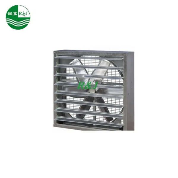 Exhaust Ducted Axial Fan, 800mm, Stainless, Steel, Roof - view 6