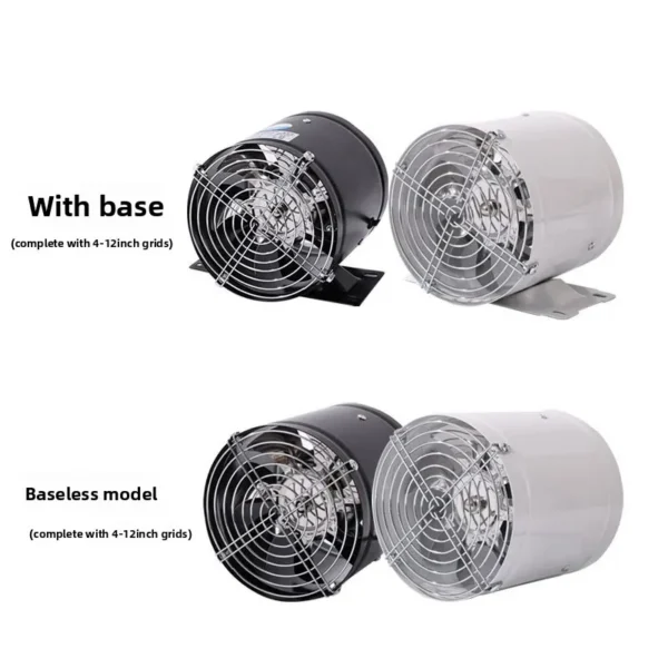 Exhaust Fan, 4-12Inch, Aluminum - view 3