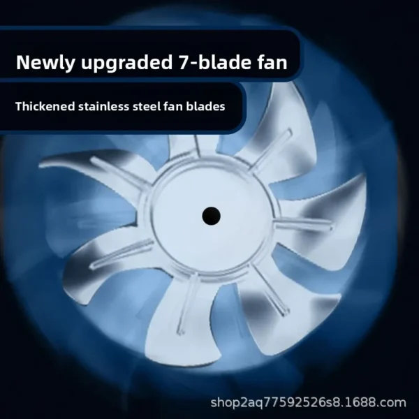 Exhaust Fan, 4-12Inch, Aluminum - view 4