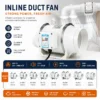 Exhaust Fan, 4-Inch, Plastic - view 3