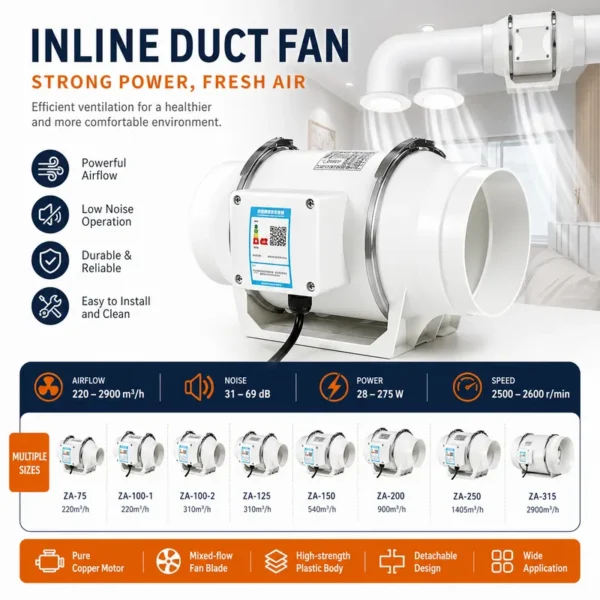 Exhaust Fan, 4-Inch, Plastic - view 3