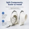 Exhaust Fan, 4-Inch, Plastic - view 5