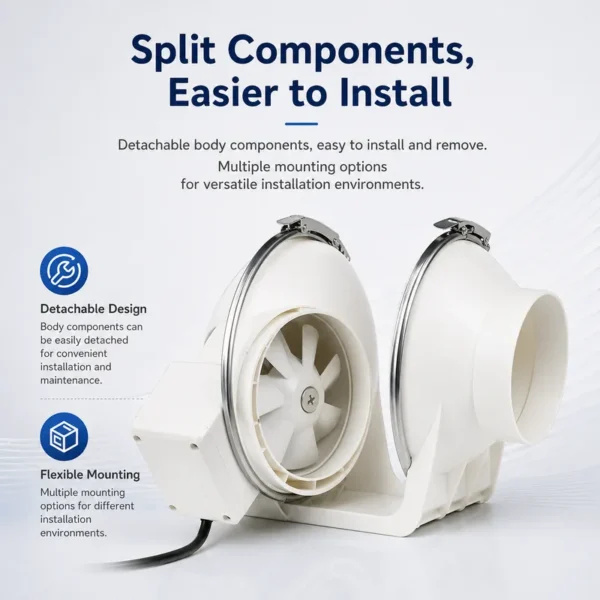 Exhaust Fan, 4-Inch, Plastic - view 5