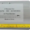 Exhaust Fan, 4", Inline, 100, CFM - view 4