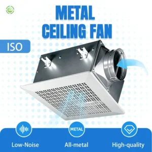 Exhaust Fan, Ceiling, 220 V, Corded Electric