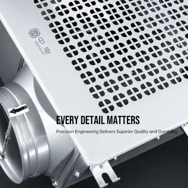 Exhaust Fan, Ceiling, 220 V, Corded Electric - view 5