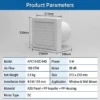 Exhaust Fan, IPX4, Waterproof, Wall, Copper - view 2