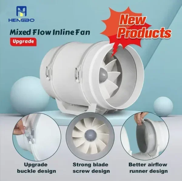 Exhaust Fan, Plastic, AC 220V~240V, Electric