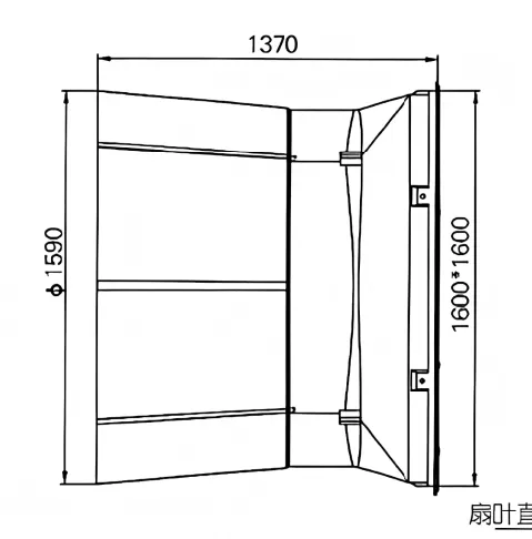 Exhaust Fan, Wall, 380-460V, Electric - view 6