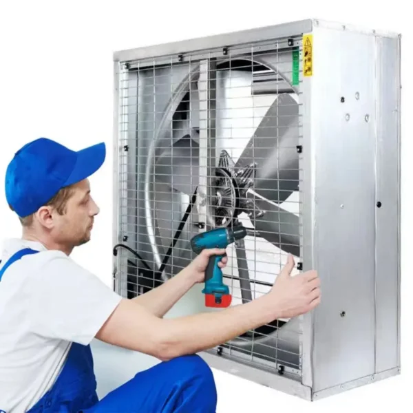 Exhaust Fan, Wall, 380V, Electric - view 5