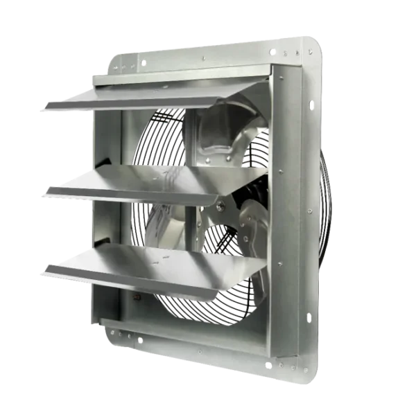 Exhaust Metal Shutter Fan, Wall, 120, Electric - view 2