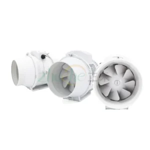 Exhaust Pipe Fan, Inline, 220V, Plastic