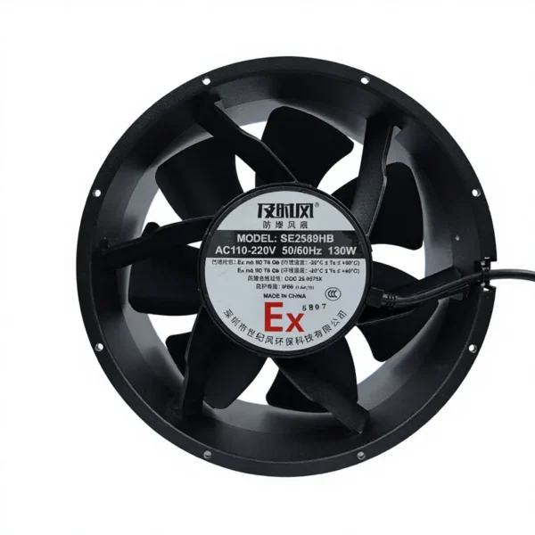 Explosion Proof Axial Fan, 254x89mm, 110-240V, 100-145W