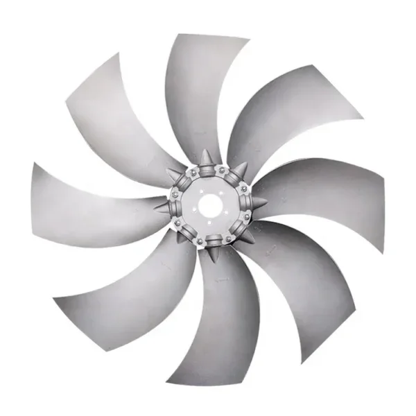 Explosion-proof Axial Fan, Aluminum, 8-Leaf, 20-50, 300-592mm
