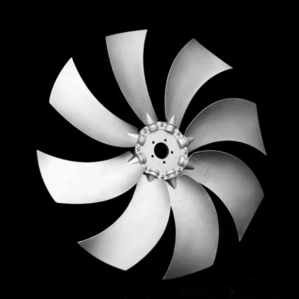 Explosion-proof Axial Fan, Aluminum, 8-Leaf, 20-50, 300-592mm - view 4
