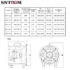 Explosion Proof Axial Fan, BSFT, 380V/220V, 0.15-0.75kW - view 4