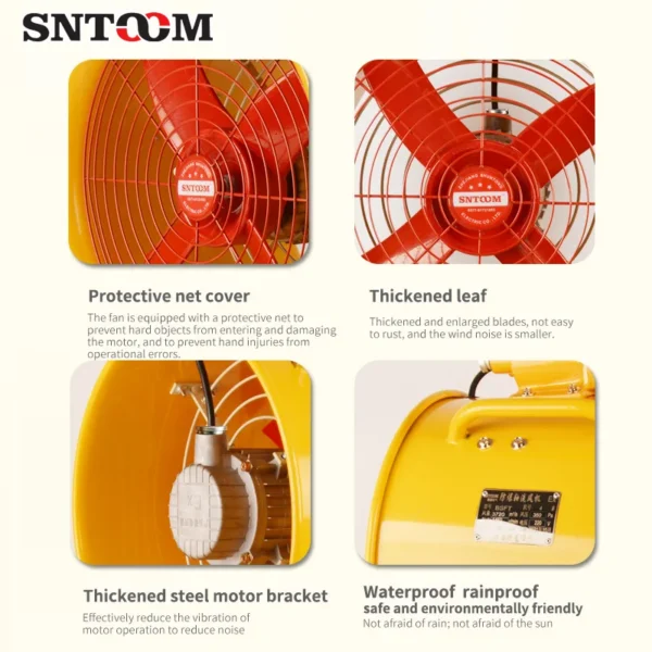Explosion Proof Axial Fan, BSFT, 380V/220V, 0.15-0.75kW - view 5