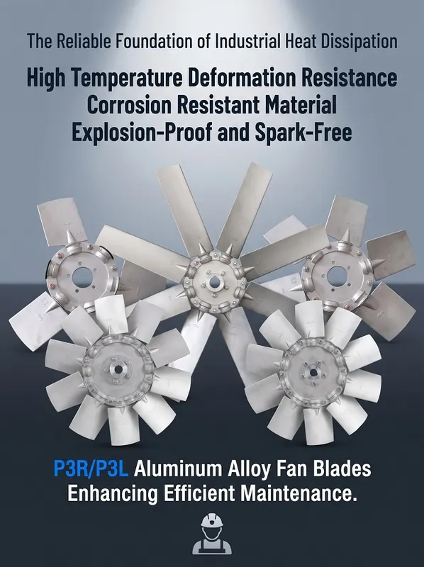 Explosion-proof Axial Fan, KEYLEADER, Aluminum, 8-Leaf - view 6
