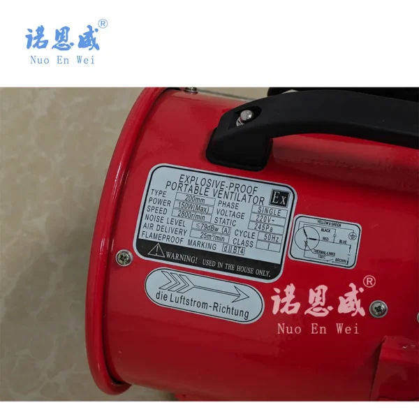 Explosion Proof Exhaust Blower, Portable, ATEX - view 2
