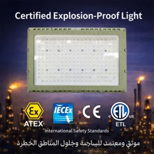 Explosion Proof Fans, 240W, LED, IP67, ATEX