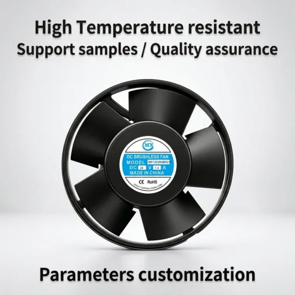 Explosion Proof Industrial Fan, TOPFAN, 120mm, 120x120x38mm