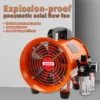 Explosion-proof Pneumatic Fan, SNTOOM, BTF-II-200, 8-Inch - view 2