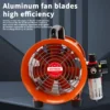 Explosion-proof Pneumatic Fan, SNTOOM, BTF-II-200, 8-Inch - view 3